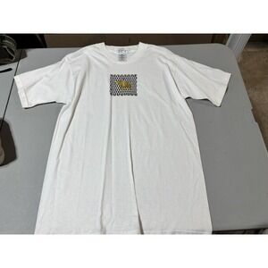 Collection By Shiny NY Gold Elephant T Shirt M White